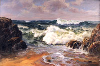 Big Sur  Seascape Oil Painting